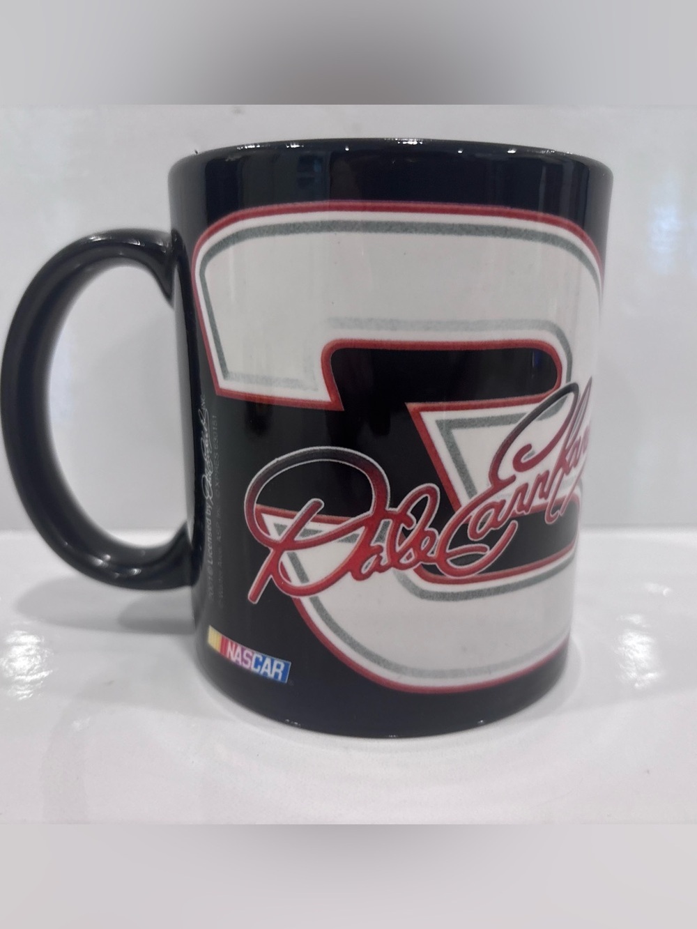 Dale Earnhardt NASCAR Number 3 Collectible Mug - Black & White with Red Trim